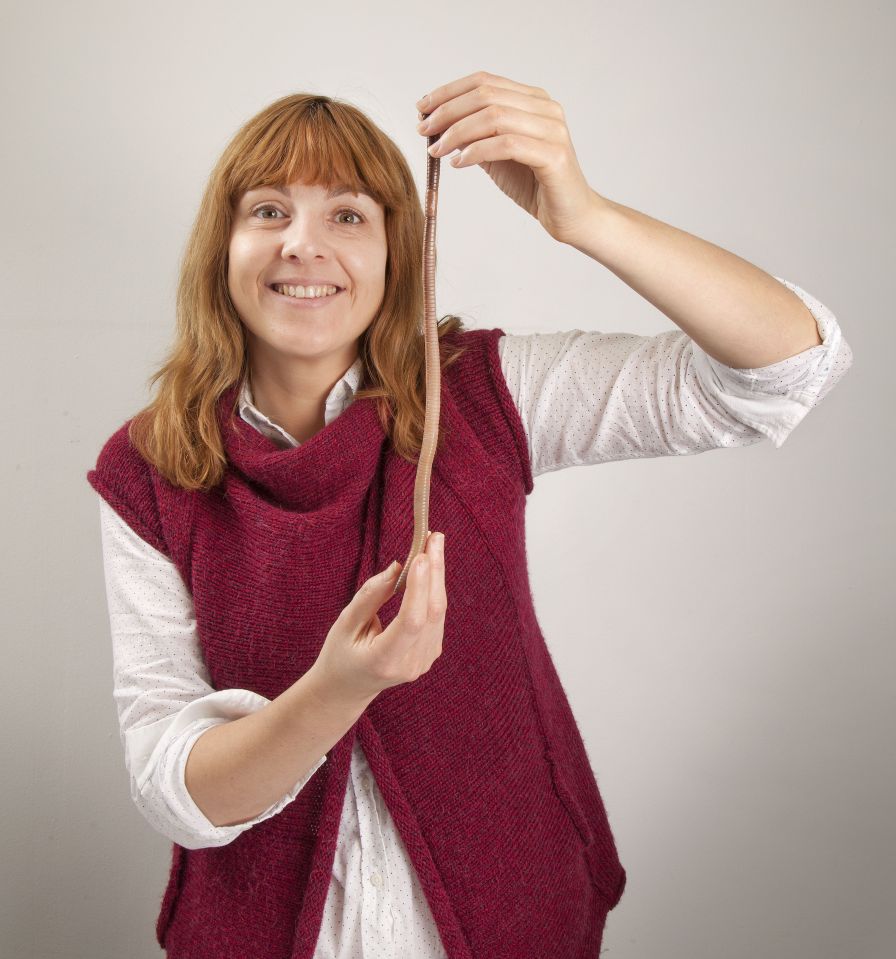  Natural History Museum scientist Emma Sherlock was 'bowled over' by the gargantuan worm