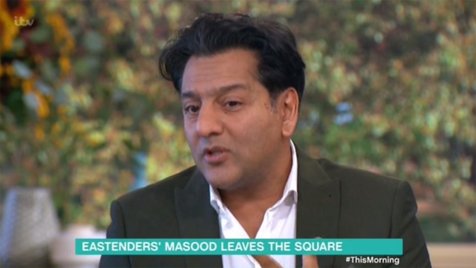  Masoon announces he is leaving EastEnders