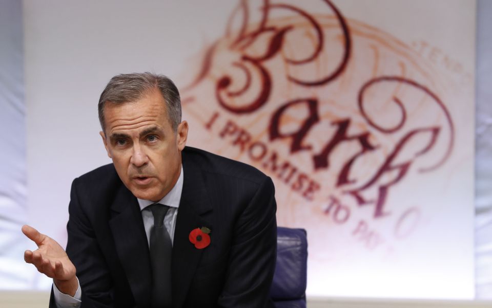 It comes as the Governor Mark Carney has found himself under pressure