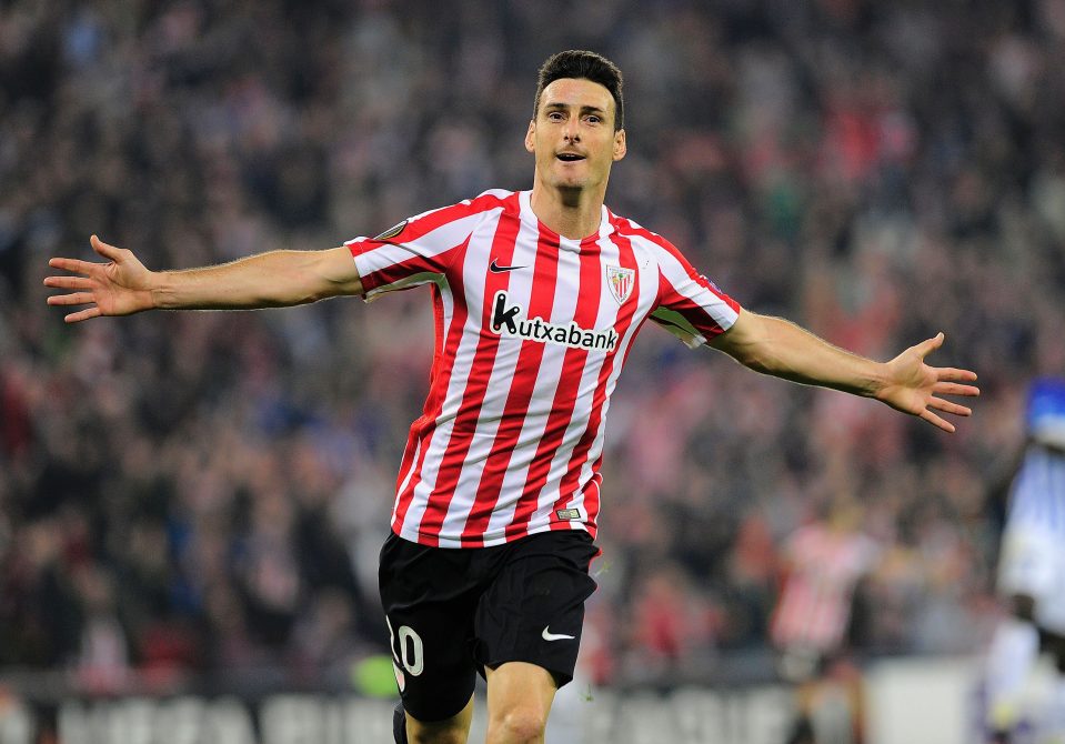 Athletic Bilbao's forward Aritz Aduriz c