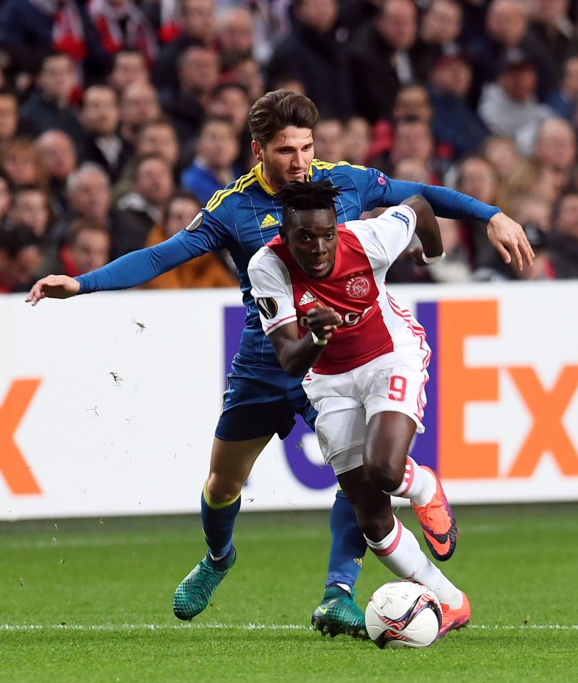 Bertrand Traore is currently spending the season on loan at Ajax