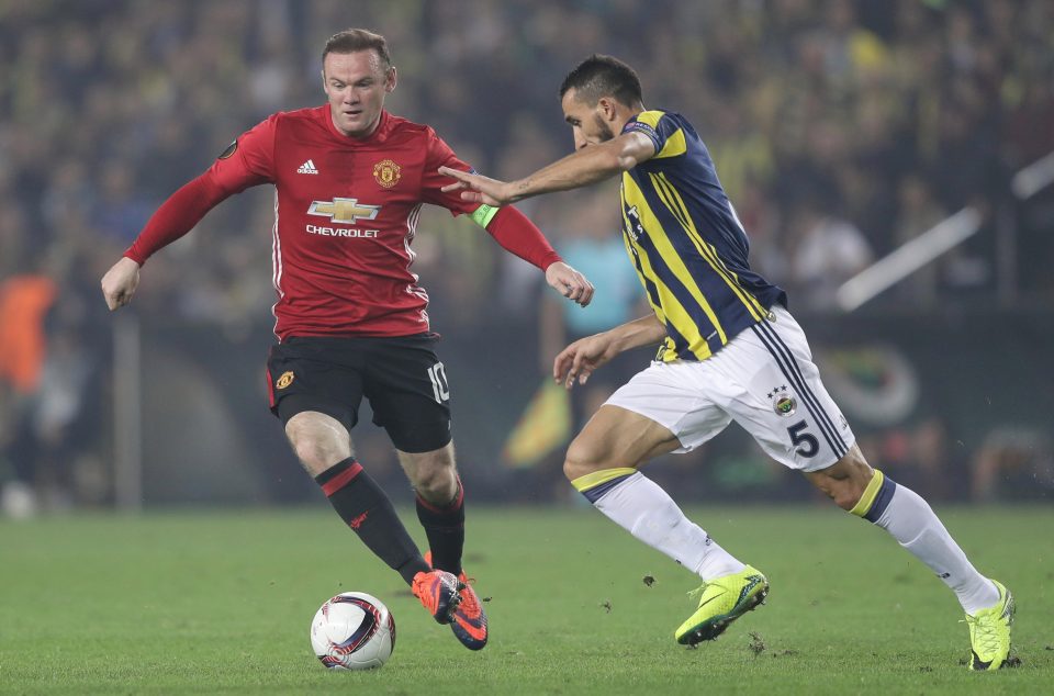 Rooney scored only his second goal of the season against Fenerbahce last week