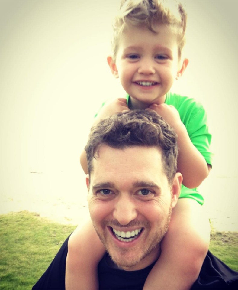  Michael Buble's three-year-old son Noah was diagnosed with cancer