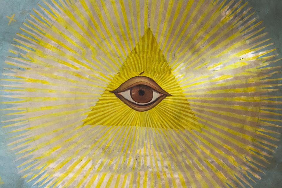  The all-seeing eye, a symbol associated with the Illuminati