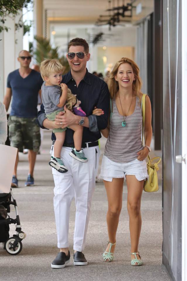 Both Bublé and Luisana have given up work commitments to be with their son