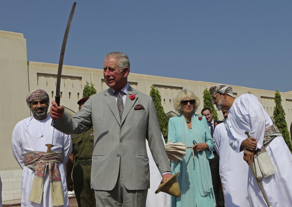 The duchess looked on as her husband practised the ancient art