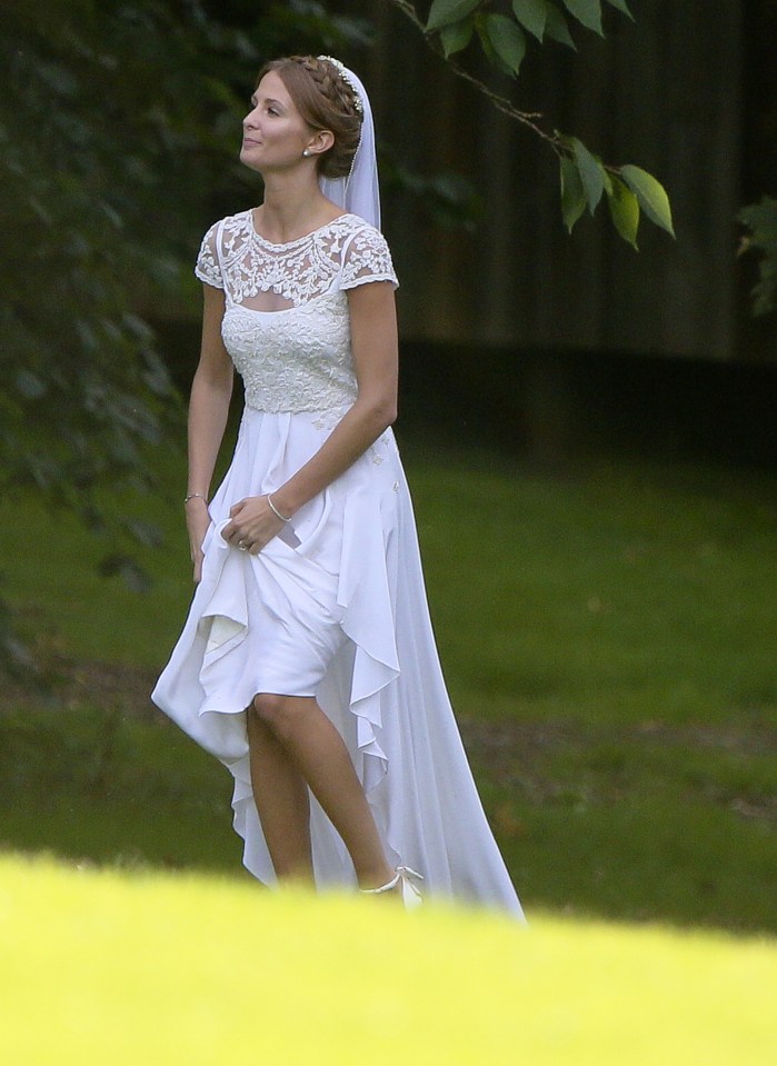  £4,000 vintage Alice Temperley dress worn on the day of pair's ceremony