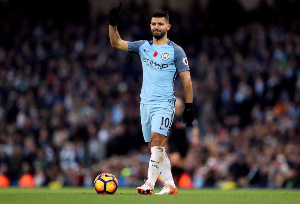  Sergio Aguero has been linked with a move from Manchester City to Real Madrid