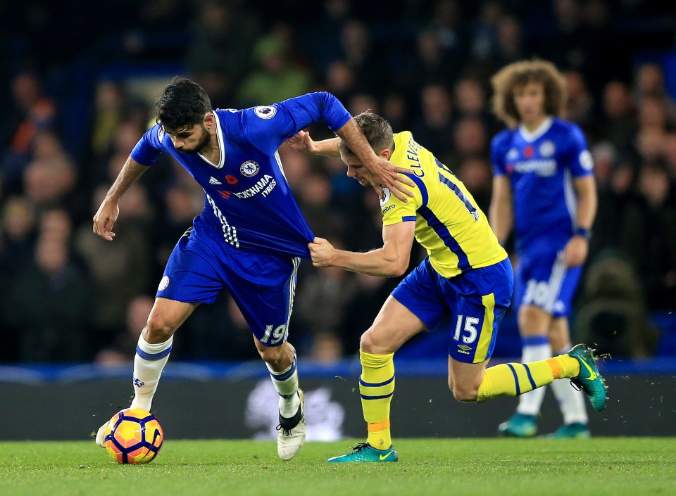 Diego Costa has been in unstoppable form for Chelsea this season