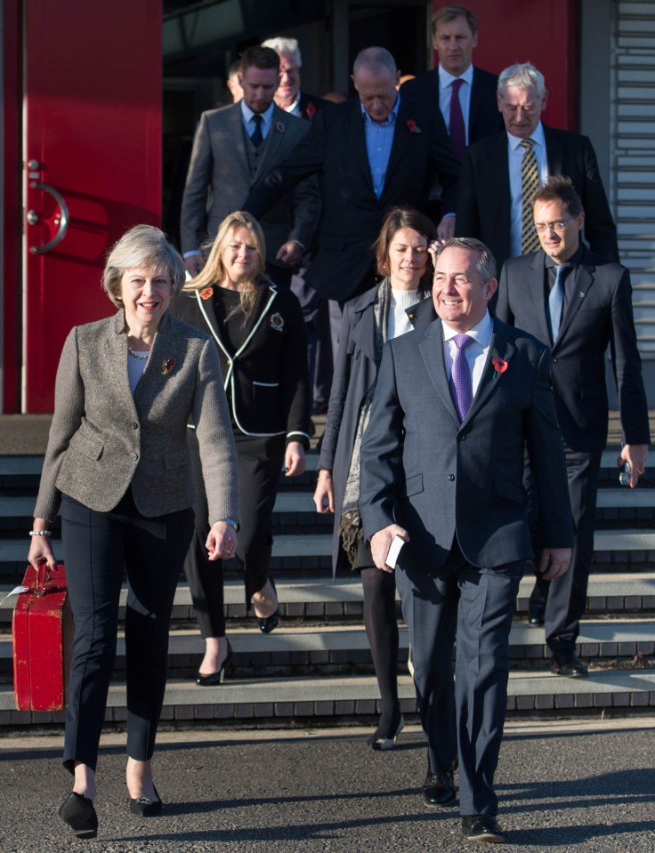  Mrs May arriving in Delhi for her first post-Brexit visit