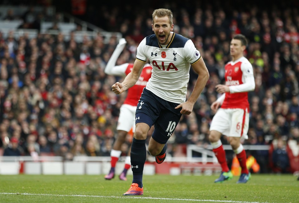 Harry Kane scored a crucial goal for Tottenham from the spot against Arsenal last week