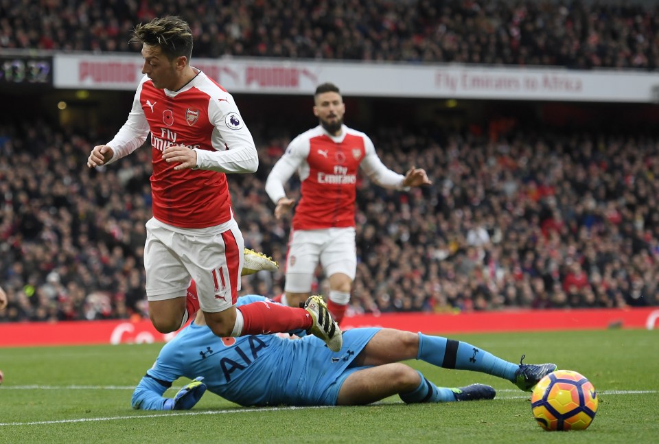 Arsenal's draw with Tottenham last time out left them unbeaten in 10 league games and two points off the top