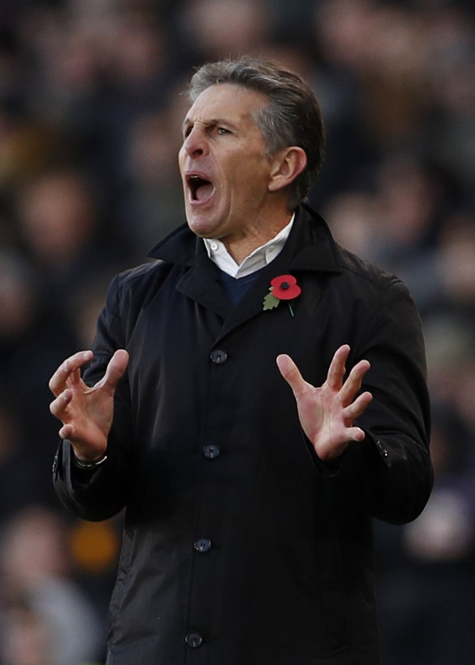  Claude Puel was very honest in his assessment of the Premier League - and believes the quality could be higher