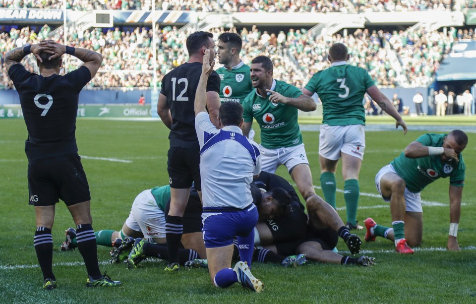  Ireland romped to a famous win over New Zealand over the weekend