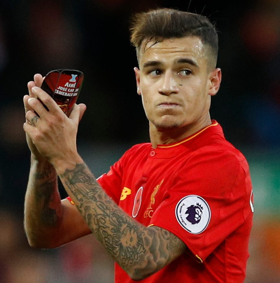 Barcelona are not interested in signing Philippe Coutinho