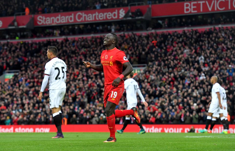  Sadio Mane has helped keep Sturridge out of Liverpool side this season