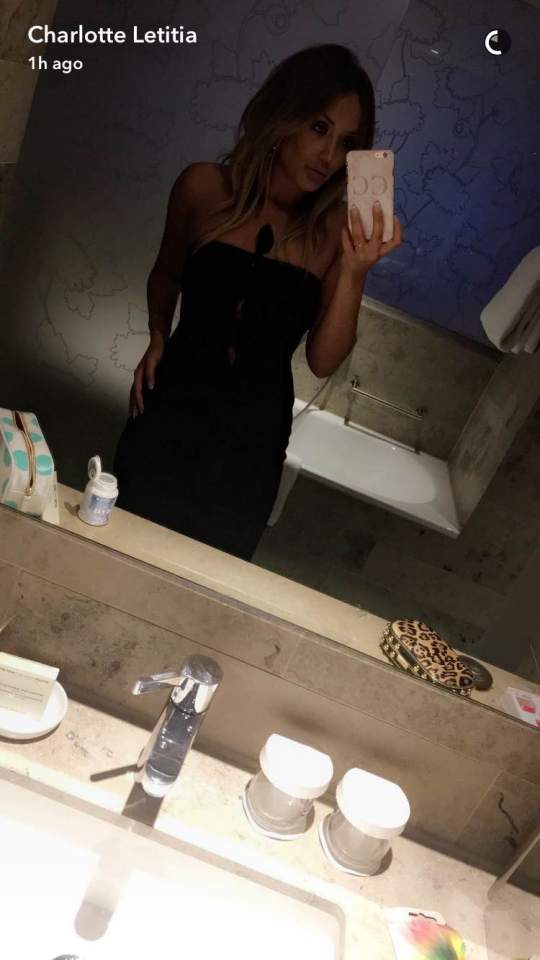 Charlotte Crosby appears to have opted for black for the night