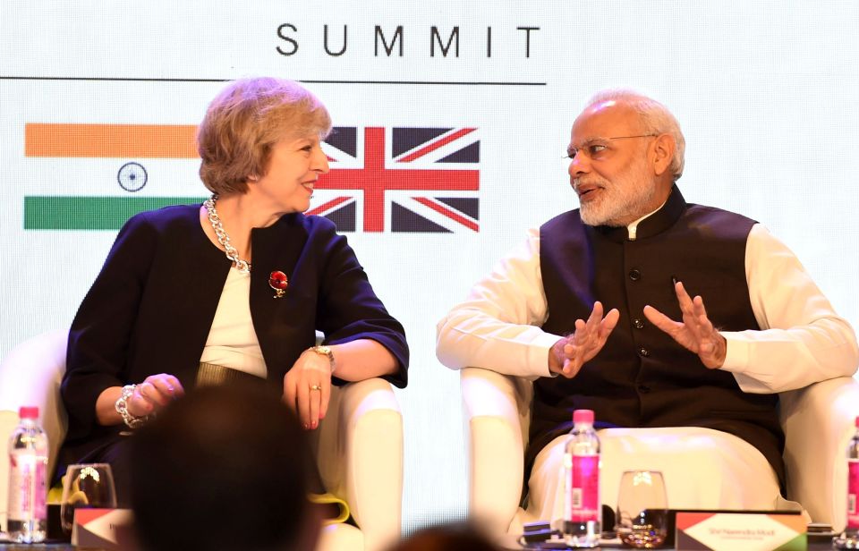  India's PM Narendra Modi told Mrs May he is concerned about visa changes which have almost halved the numbers of Indian students in the UK