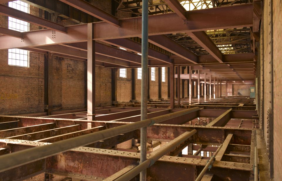  An interior shot taken inside the mighty icon of industrial Britain