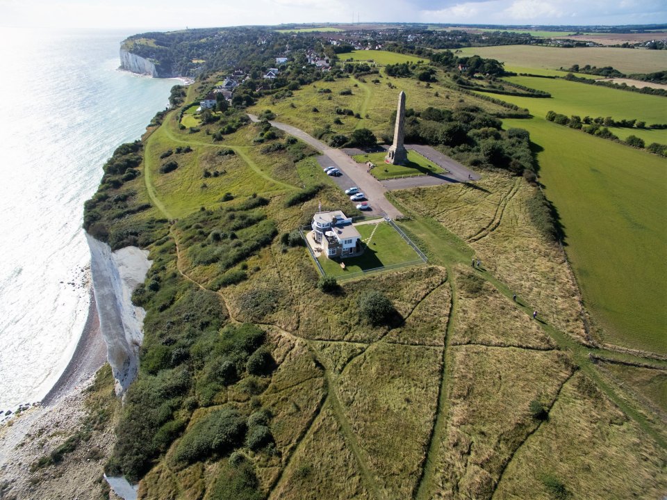  The picturesque Bluebirds Cafe which sits atop the White Cliffs of Dover and has been put up for sale