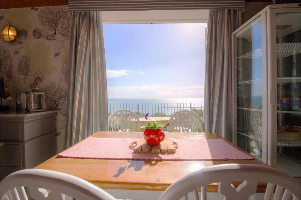  The cafe, between Deal and St Margaret's Bay in Kent, boasts beautiful views