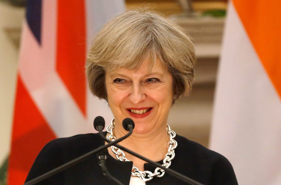 Britain's Prime Minister Theresa May