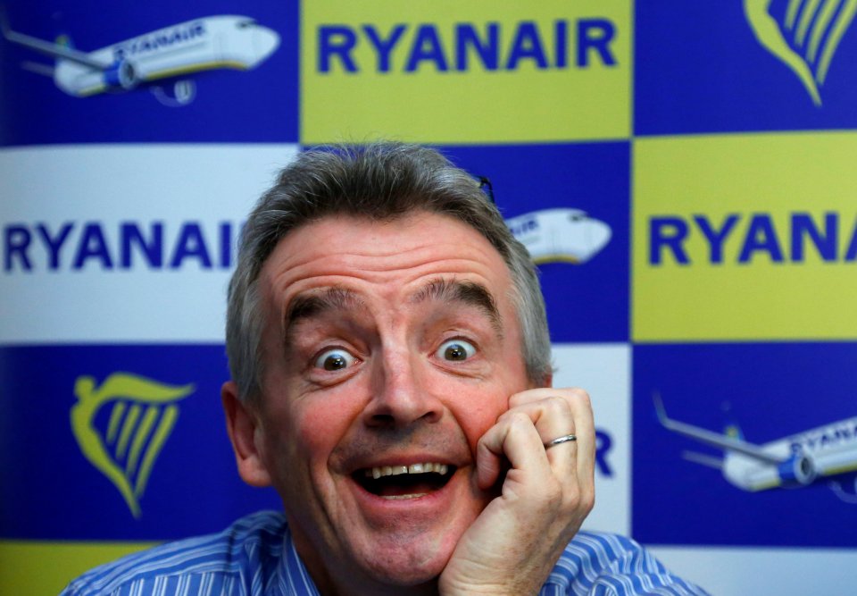 Michael O'Leary, chief executive of Ryanair,