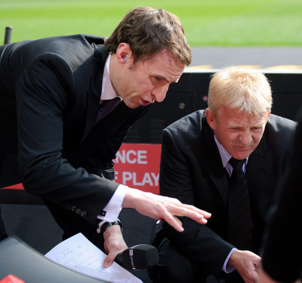 Gareth Southgate and Gordon Strachan have worked together for ITV