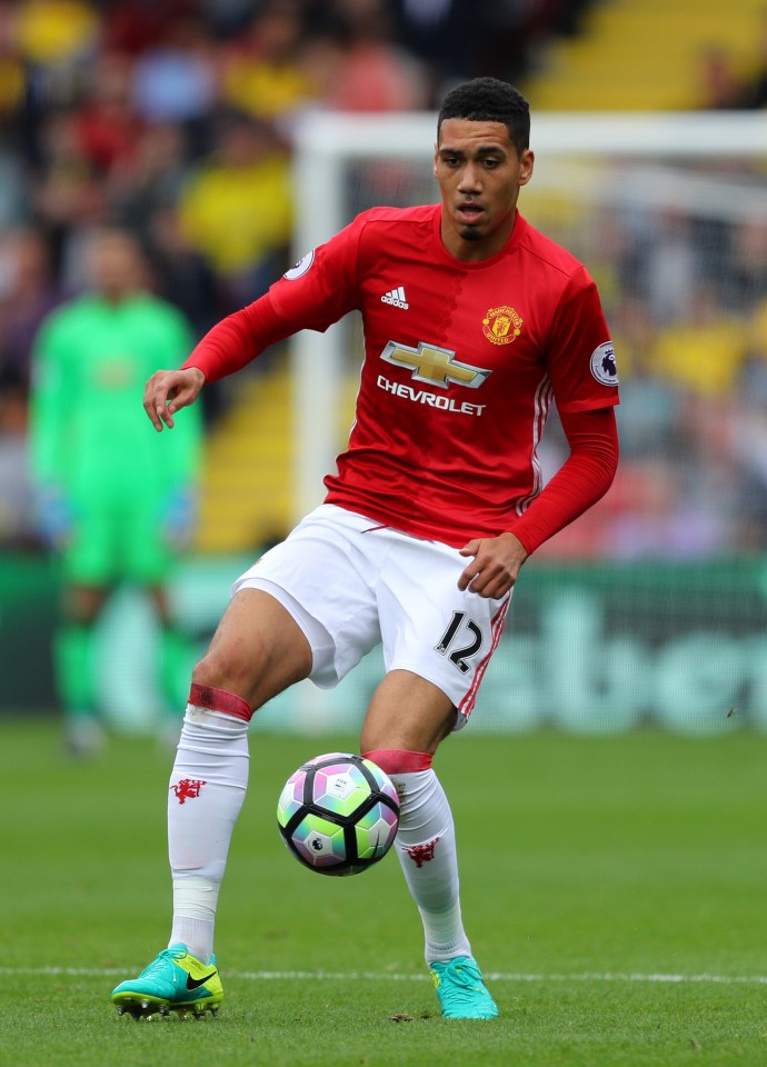  Chris Smalling has really struggled and has a lot of convincing to do at United