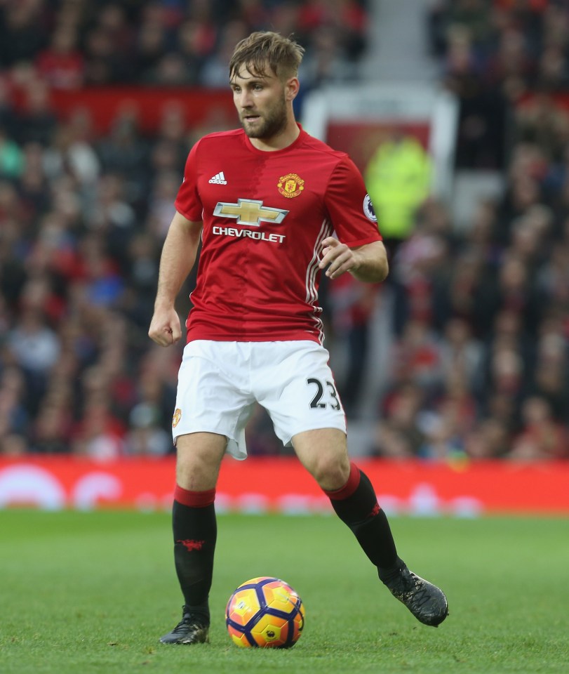  Left-back Luke Shaw has come in for fierce criticism