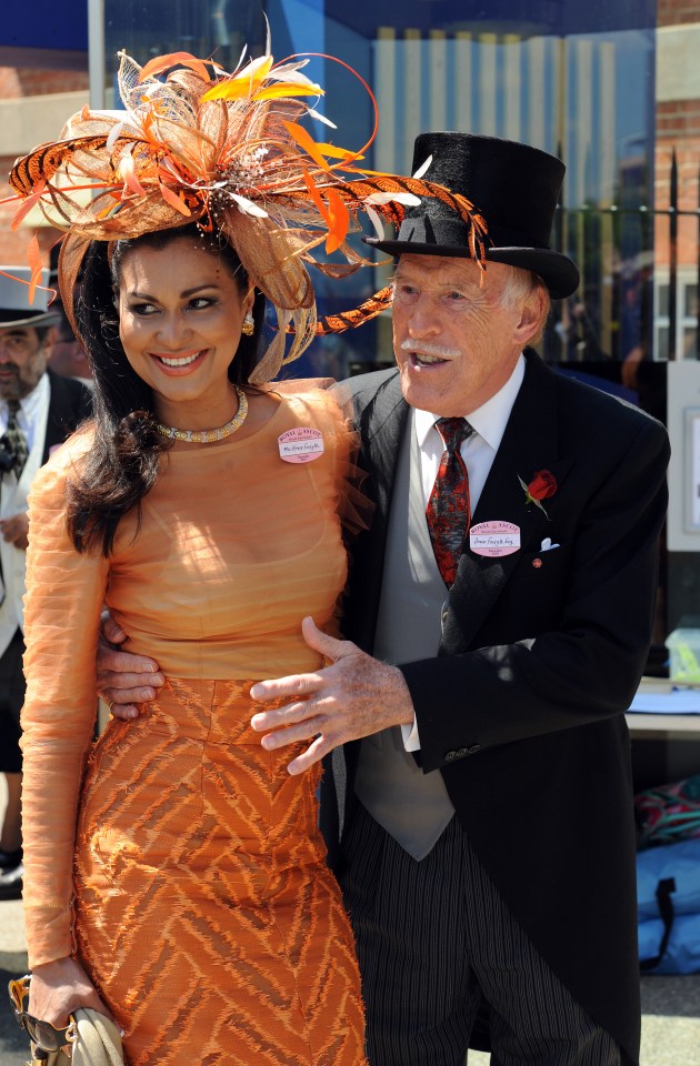  Bruce Forsyth and wife Wilnelia attend Ladies Day at Royal Ascot on June 17, 2010