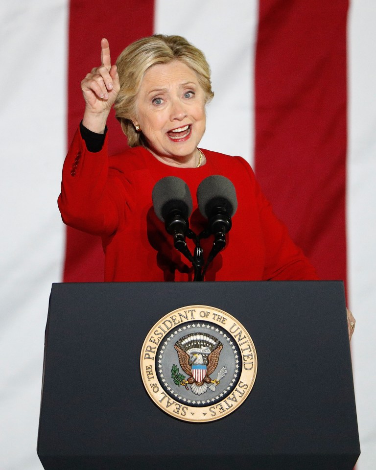 Hillary Clinton Holds Get Out The Vote Rally With Bruce Springsteen and Jon Bon Jovi