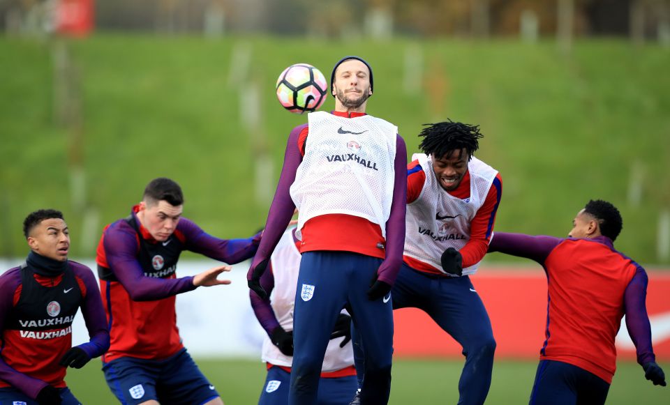 Chalobah trained with the England senior squad this week at St. George's Park