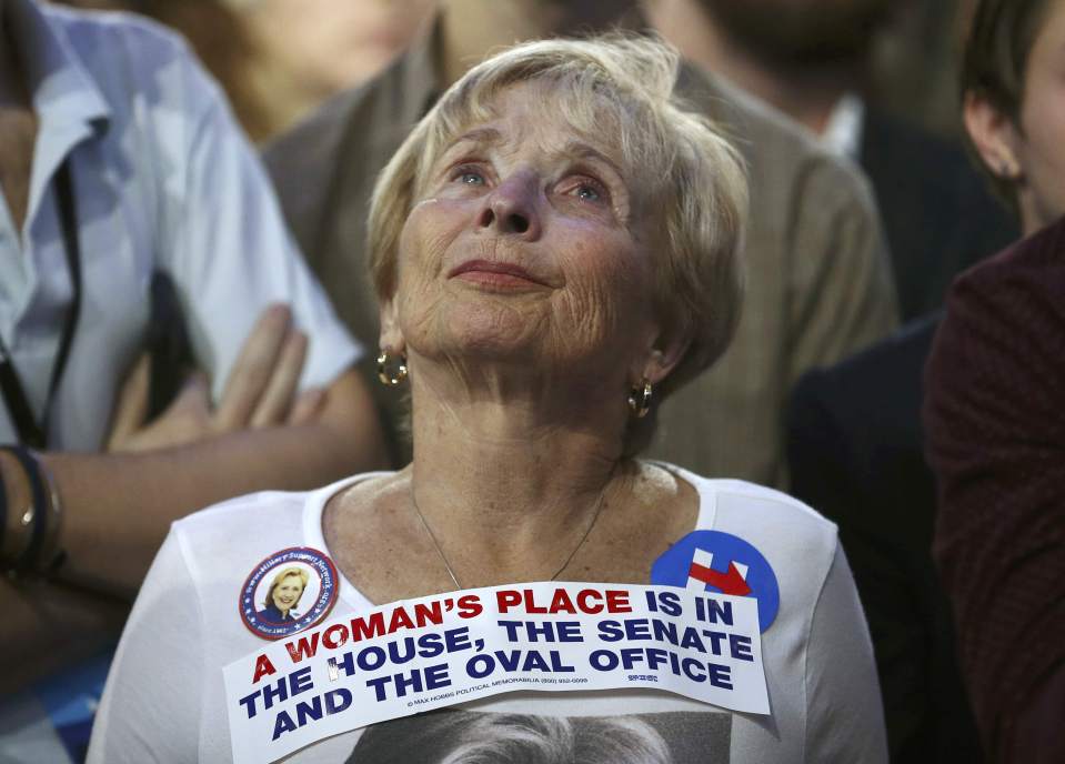  Many couldn't believe the Democrat nominee had failed at her bid for the White House