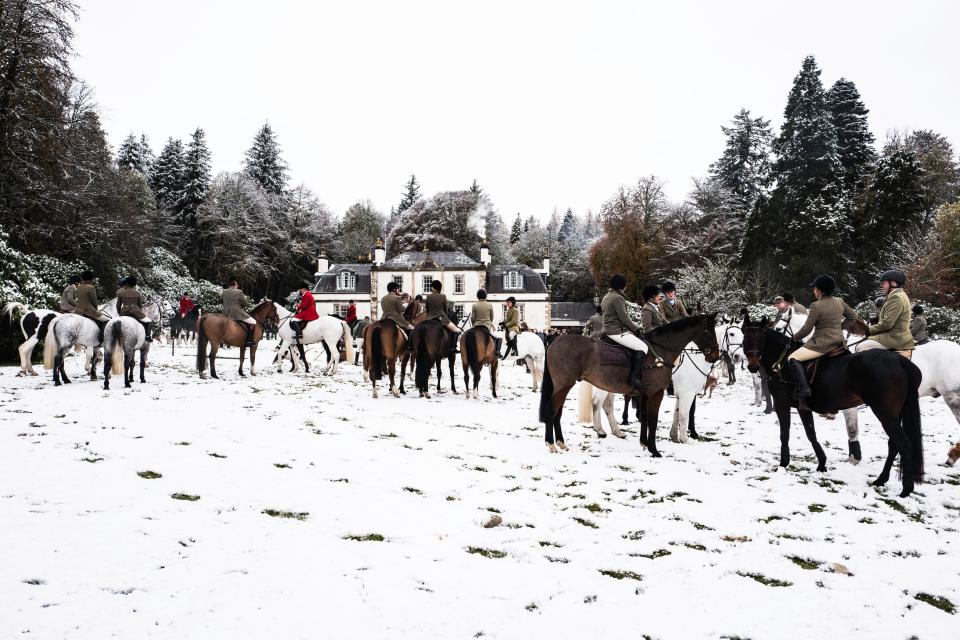  Snow already hit Hawick, in the Scottish Borders, last week