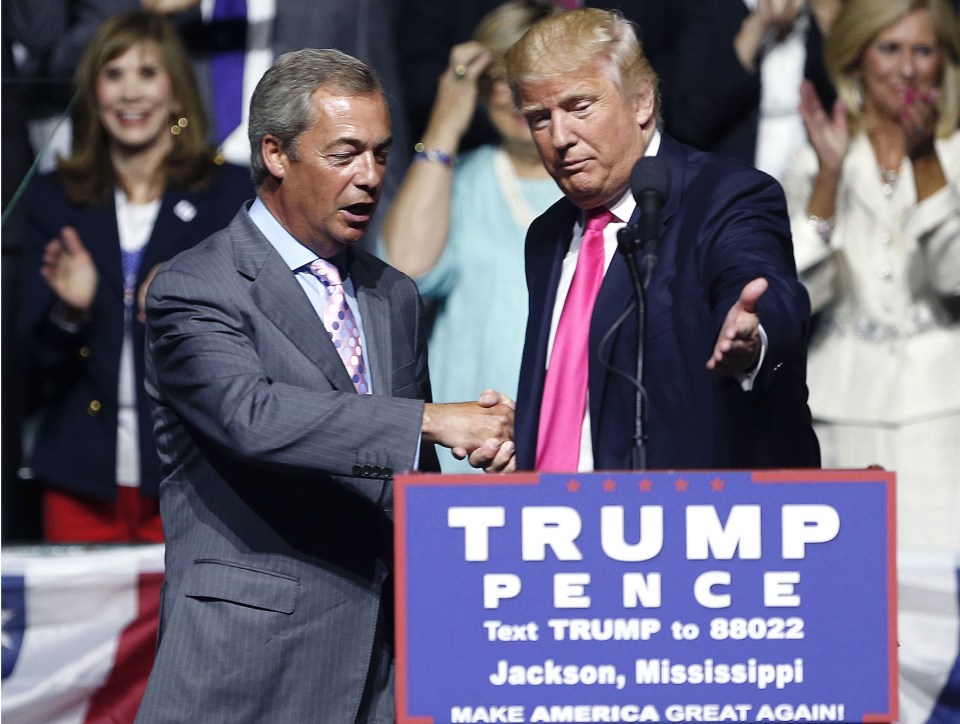 Nigel Farage Donald Trump