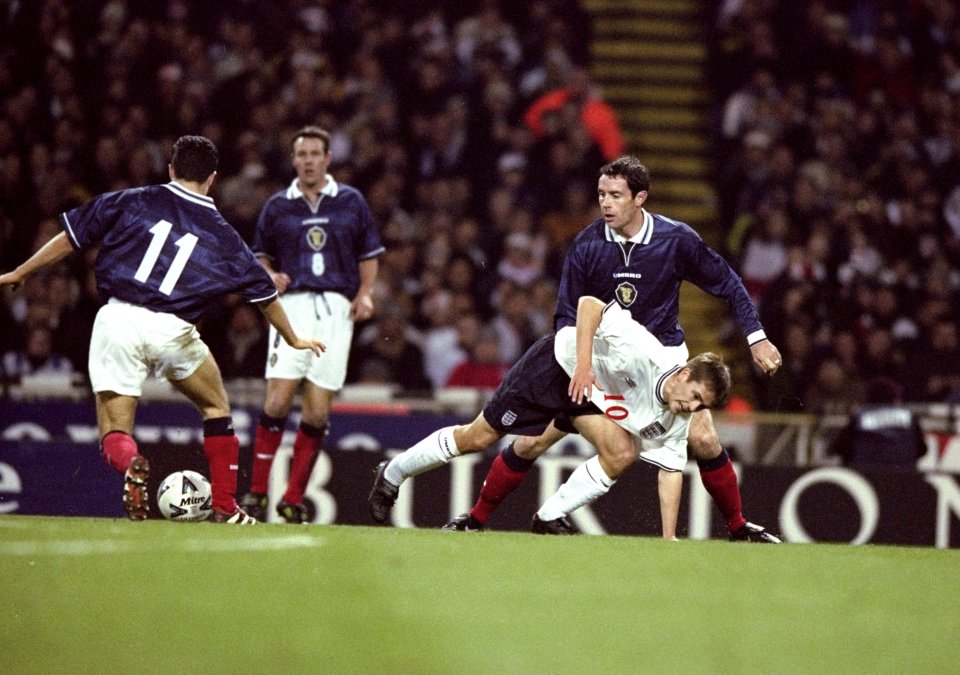  Scotland have worn their navy blue kit for Auld Enemy clashes down the years