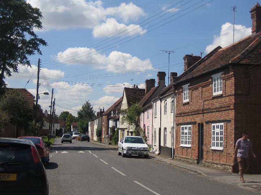 The attack happened at a home in the rural village of Sutton, Oxfordshire