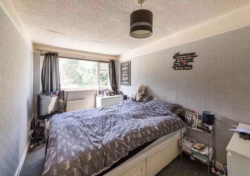  One of the four bedrooms  at the property in Ashton-Under-Lyne, Greater Manchester