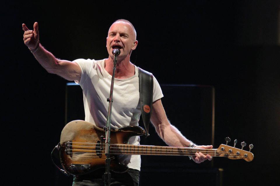  Rocker Sting will play at the concert venue for its reopening