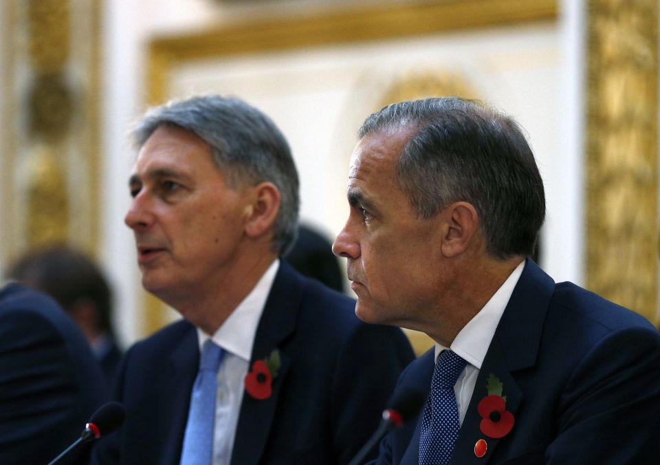  The Chancellor, seen here with Bank of England Governor Mark Carney, hosts the 8th UK-China Economic and Financial Dialogue