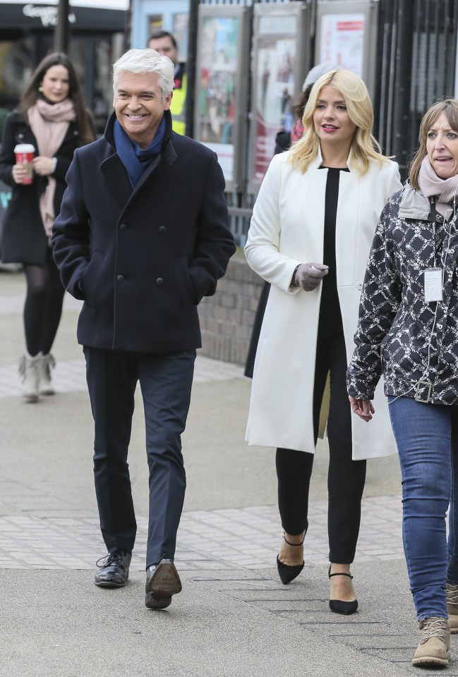 'This Morning Live' filming on the South Bank, London.