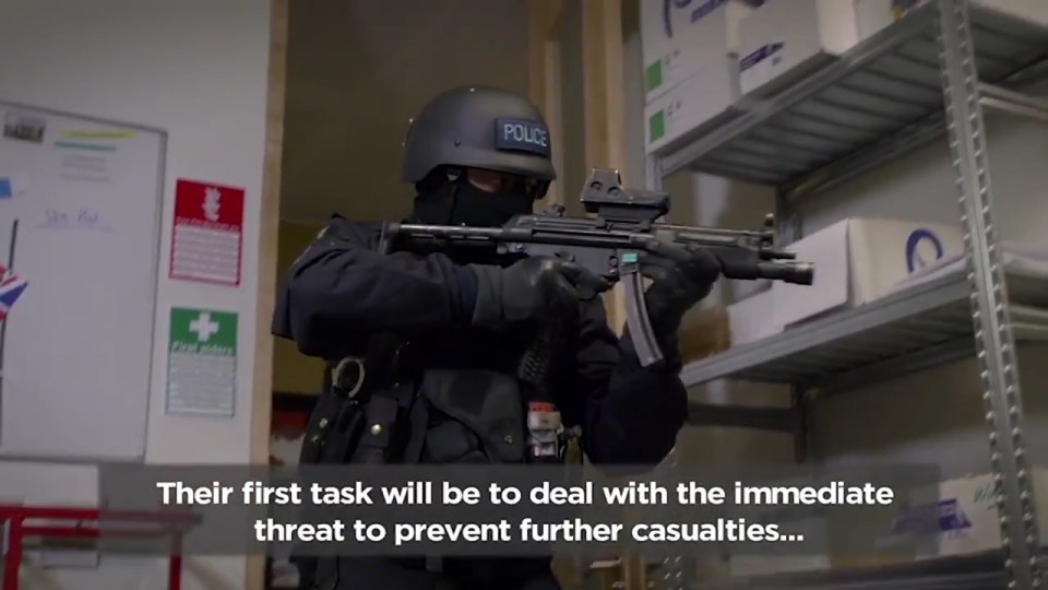  The video says that firearms attacks are very rare - but having a plan could help keep you alive