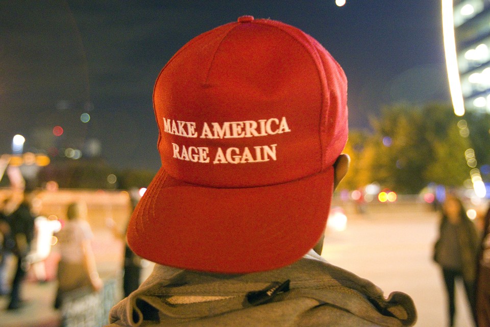  This cap makes a play on Trump's 'Make America Great Again' slogan