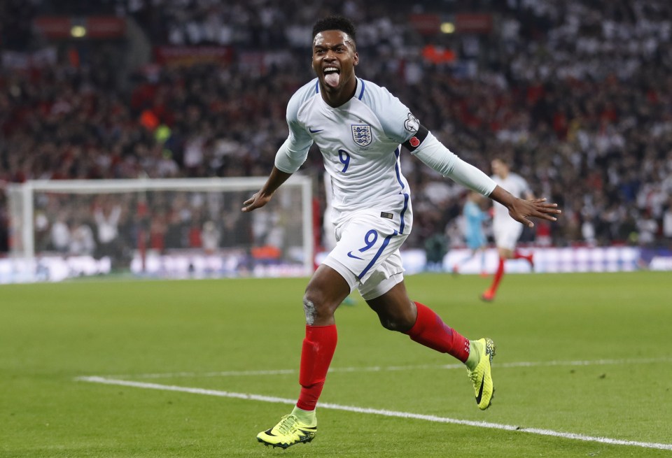 Daniel Sturridge opened the scoring for Gareth Southgate's Three Lions