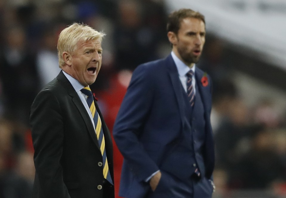 Southgate has his revenge on Gordon Strachan (left) who took his job at Middlesbrough