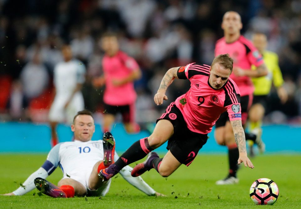 Leigh Griffiths was a popular starter but struggled on his own up front for the Scots