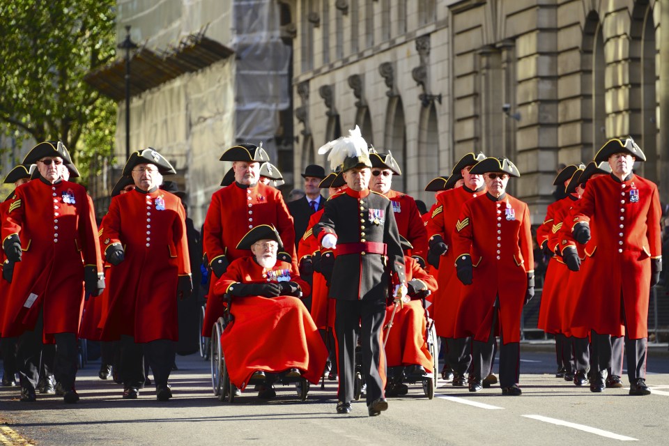  Around 1,600 fewer people are expected for the march past the Cenotaph this year