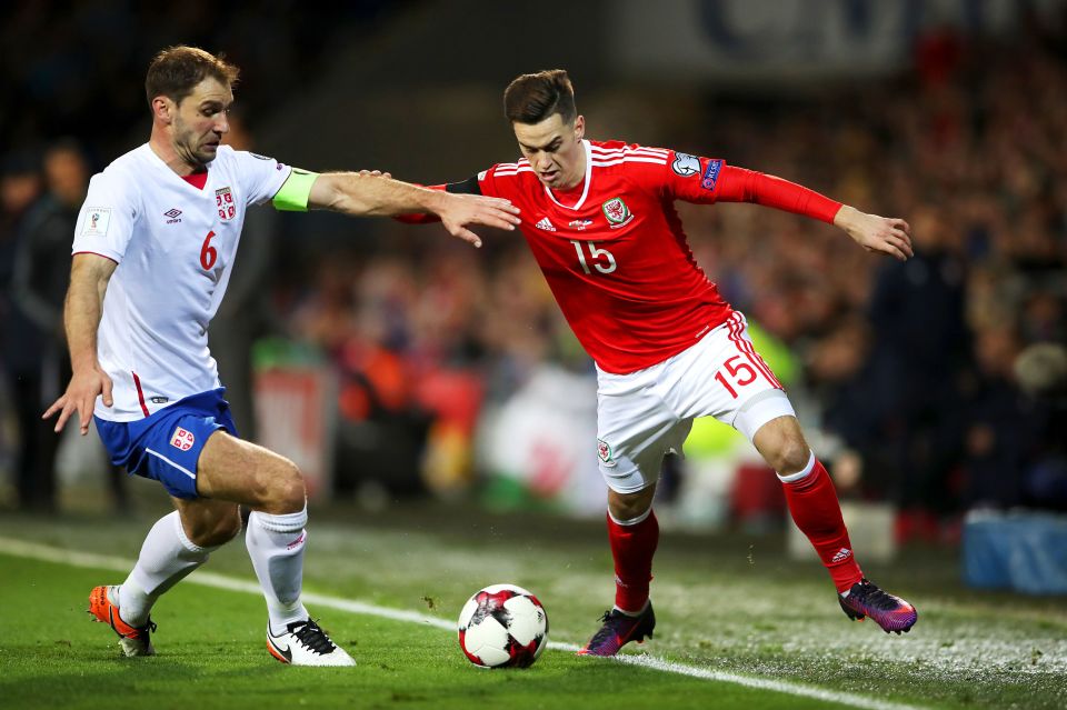  Ivanovic has been playing in a three-man defence with Serbia