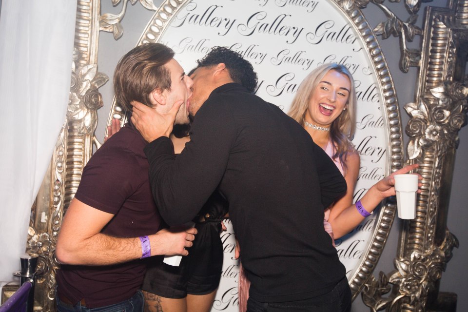 EXCLUSIVE Love Island's Cara De La Hoyde and boyfriend Nathan Massey party hard at Gallery Nightclub with Rachel Fenton and Rykard Jenkins